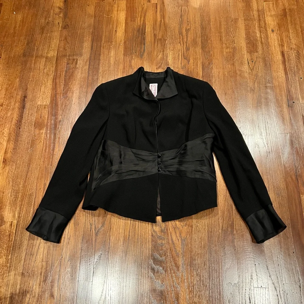 Zelda Women Black Blazer - Picture 1 of 9